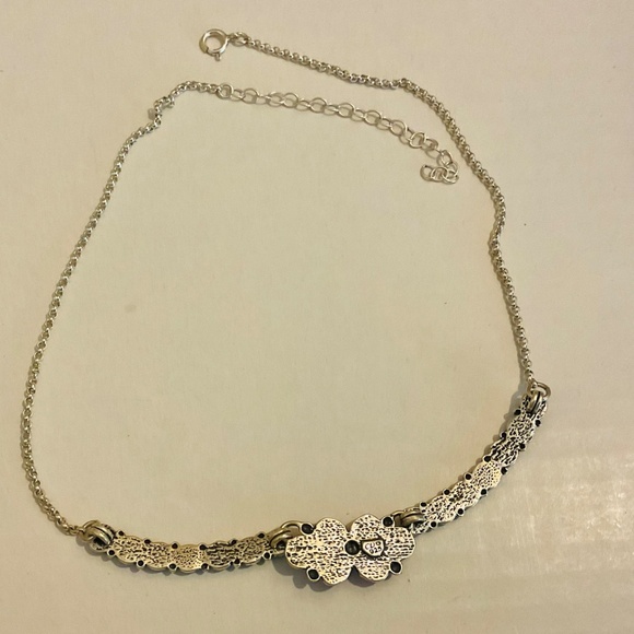 Vintage Carolyn Pollack Multi Stoned CR 925 Sterling Silver Necklace - Picture 4 of 10